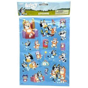 Bluey Raised Sticker Sheet New